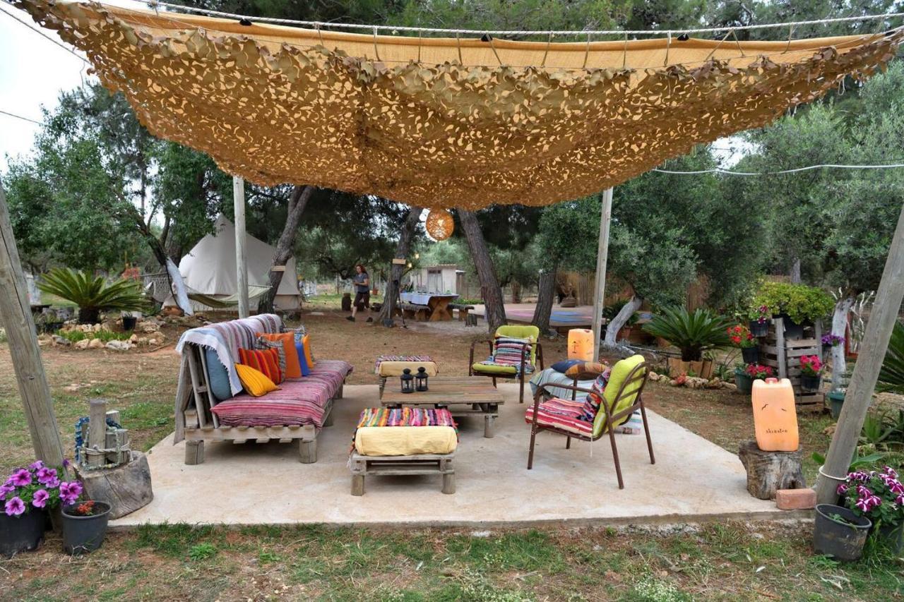 Glamping At A Lovely Tent In Skiaxtro- Marathopoli Villa Kültér fotó