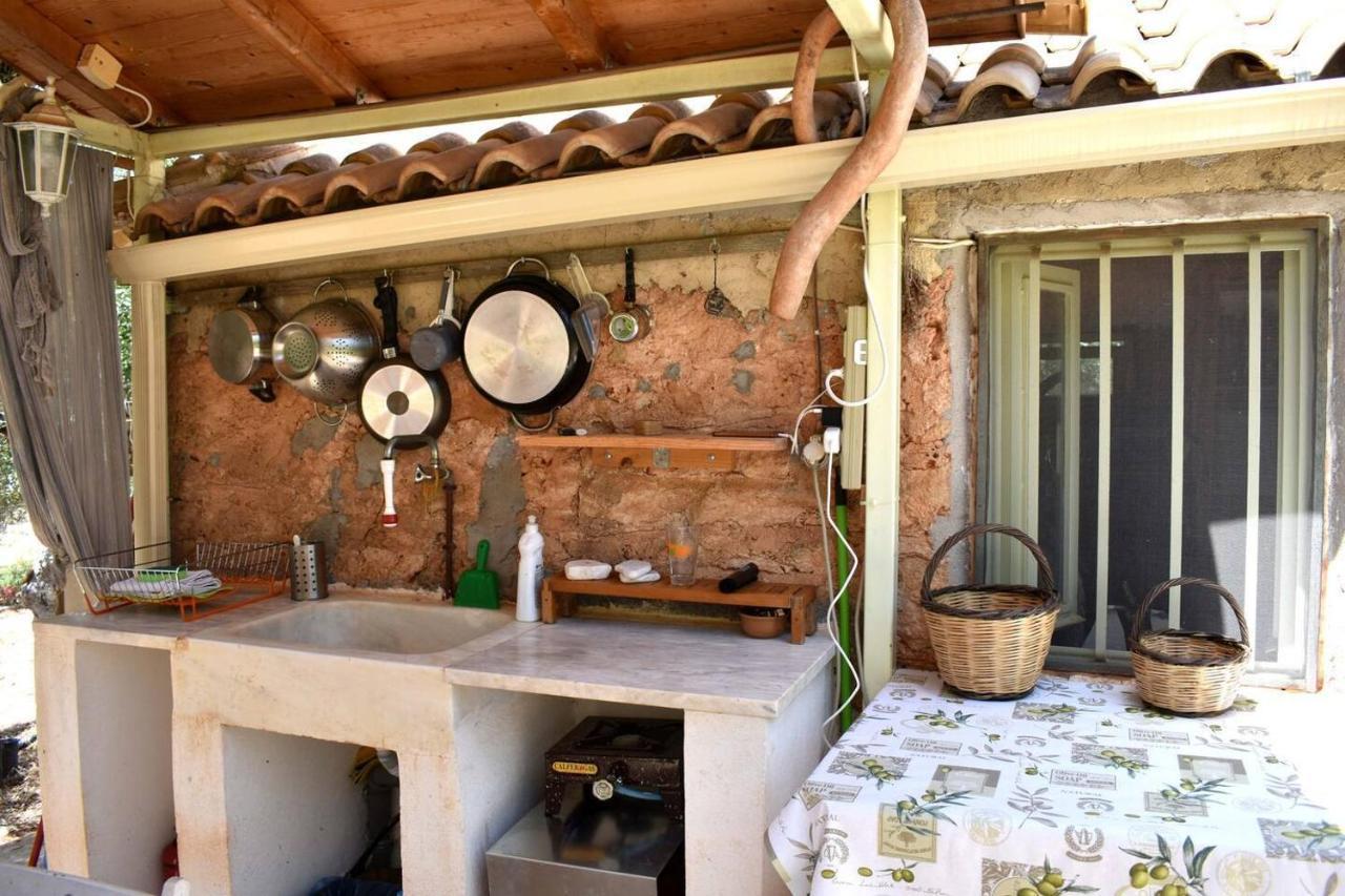 Glamping At A Lovely Tent In Skiaxtro- Marathopoli Villa Kültér fotó