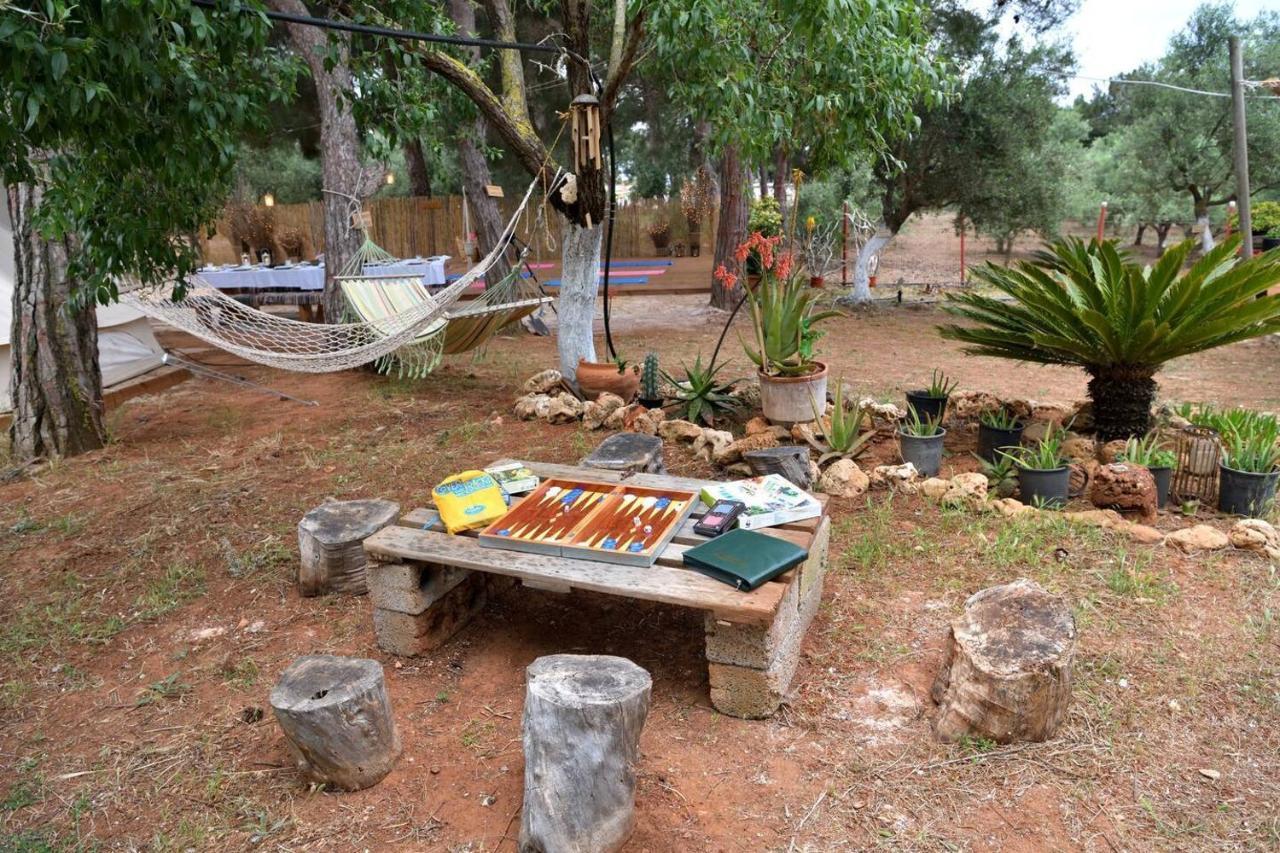 Glamping At A Lovely Tent In Skiaxtro- Marathopoli Villa Kültér fotó
